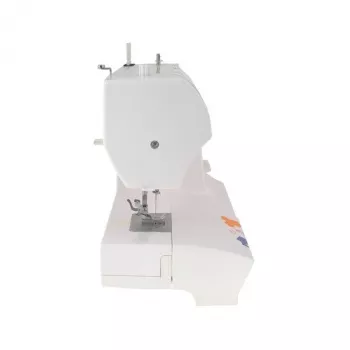 Naaimachine lucznik Laura 555 — mechanisch, 5 stekenpatronen, 4-traps knoopsgat, vrijarm, 35 programma's