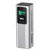Draagbare batterij Green Cell PBGC25UD, 25200 mAh, Li‑ion, 140 W totaalvermogen, 2× USB‑C + 1× USB‑A, OLED-display, aluminium behuizing
