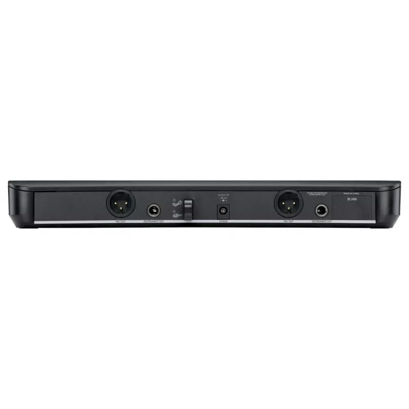 Shure BLX288E/SM58-H8E – draadloos systeem met ontvanger en twee SM58-microfoons