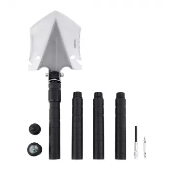 Multifunctionele draagbare schop Nextool NE0114, roestvrijstaal, 1000 mm lengte, 158 mm breedte, 1,46 kg