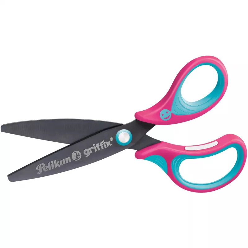 Pelikan Griffix Universal rechte punt Blauw - Roze (819121)