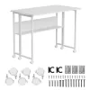 Maclean mobiel bureau wit MC-126W 50kg