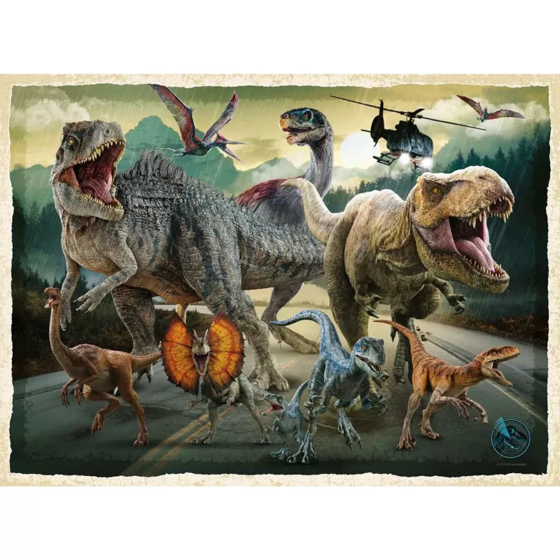 Kinderpuzzel Ravensburger Jurassic World Life Finds a Way – 200 stukjes