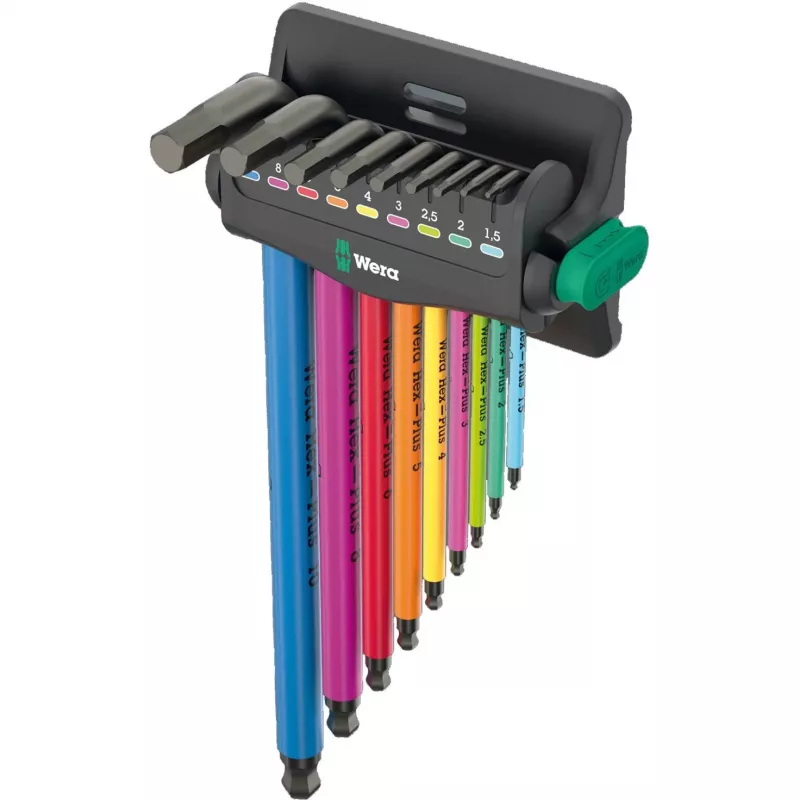 Wera 05133165001 inbussleutelset L-vormig metrisch 9-delig