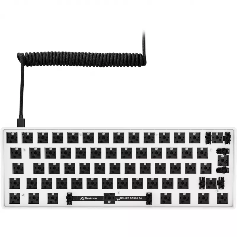 Sharkoon Skiller SGK50 S4 Barebone toetsenbord gaming USB wit