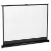 Projectiescherm MACLEAN MC-961 45 inch (4:3) vrijstaand, wit metaal, zichtbaar oppervlak 96×77 cm