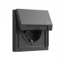 Gira Schuko-stopcontact TX_44 antraciet model 445467