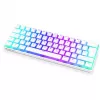 Thock Compact Wireless Pudding Onyx White, Gaming-toetsenbord wit, DE-layout, Kailh Box Red