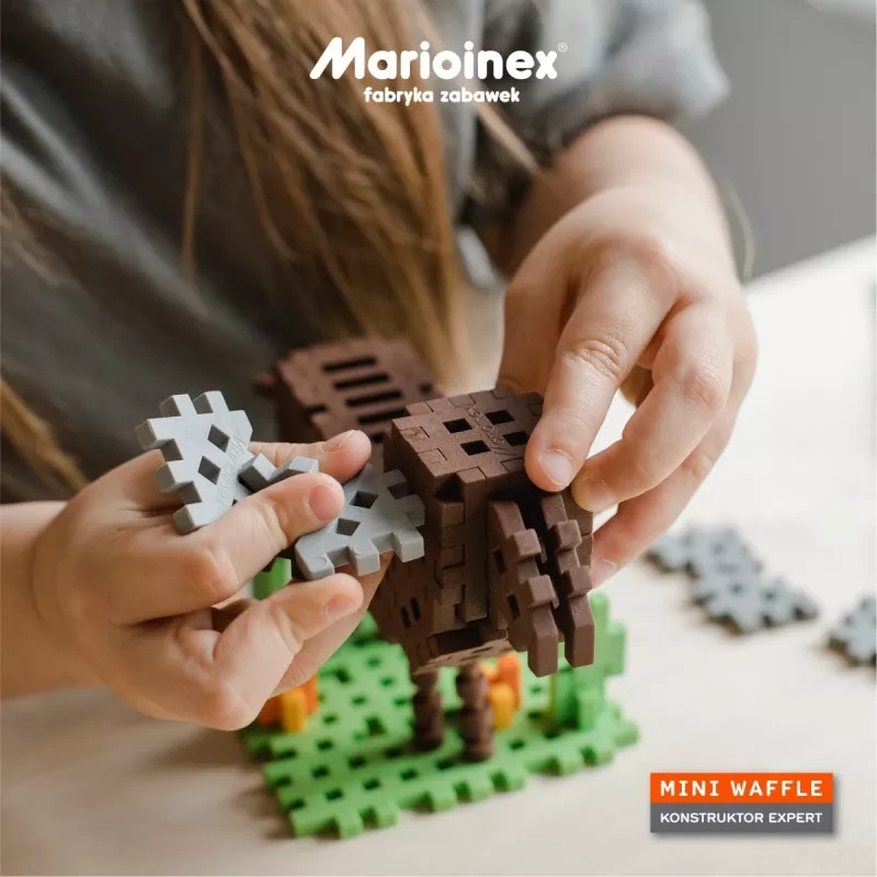 Marioinex Mini Waffle bouwblokken Constructor Expert, 501 stuks