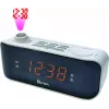 Eltra wekkerradio Kasia (Kate) met projector, zwart
