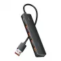 USB 3.2 Gen 2 5-in-1 multiport-hub Vention CHOBB — 5 poorten (4× USB 3.2 Gen 2 Type-A, 1× USB 3.2 Gen 1 Type-A), 0,15 m, ABS, zwart