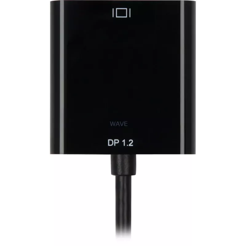 DisplayPort 1.2 > DVI24+1 converter, kabel zwart, 15 cm