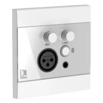 AUDAC WP225/W Audioconverter Staal, Wit