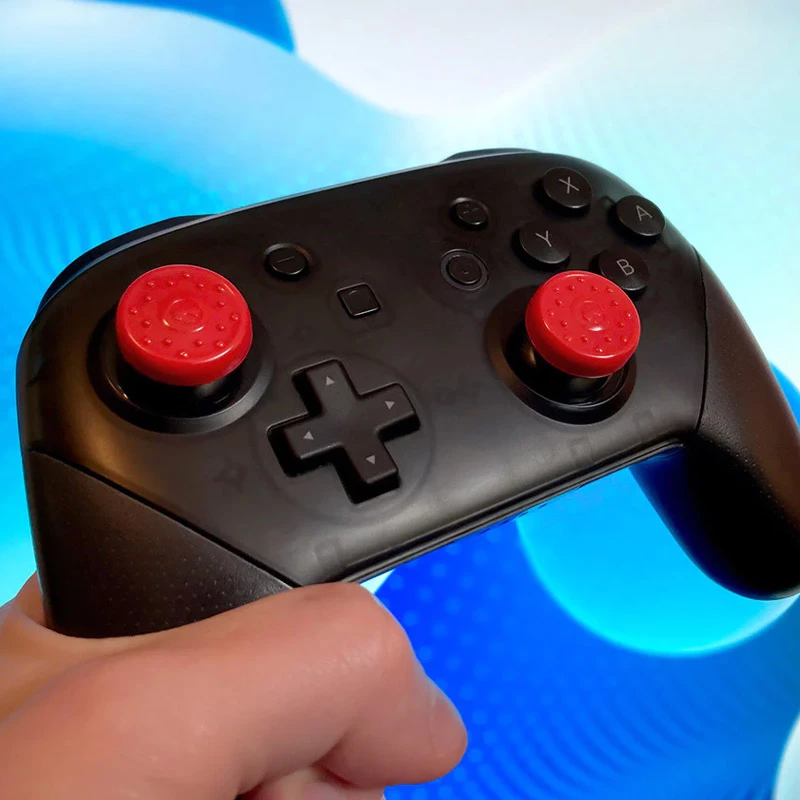Thumb grip cap Steelseries 1020-NP rubber zwart rood wit