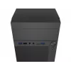 PC-behuizing NATEC Helix Mini Tower zwart — microATX/Mini-ITX, 3×3,5 inch + 5×2,5 inch, 33 cm GPU, USB-C/USB-A aansluitingen