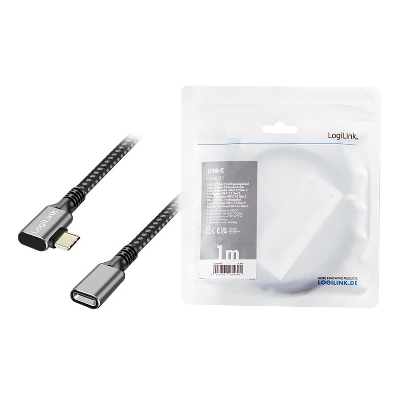 USB 3.2 Gen2 Type-C naar USB-C-bus, PD, 1 m