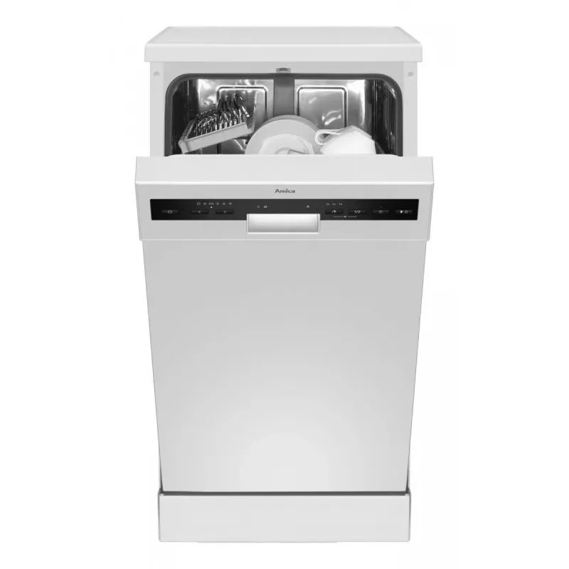 Amica DFM41E6qWMG vrijstaande vaatwasser, 10 couverts, 6 programma's, 49 dB, energieklasse E, wit