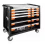 Gereedschapskast NEO tools PRO 12 laden 84-225, robuuste opbergruimte van staal voor gereedschap