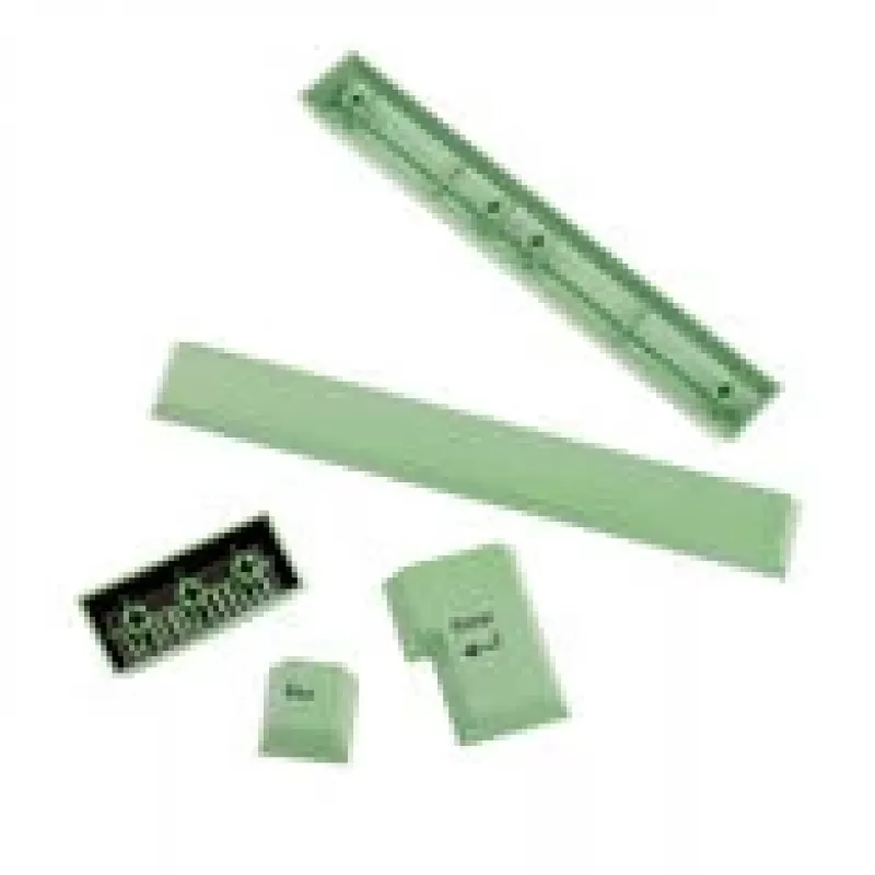 GMK extra kit, ABS-toetskappen, double-shot, uitbreidingsset voor ISO & ANSI - pastelgroen