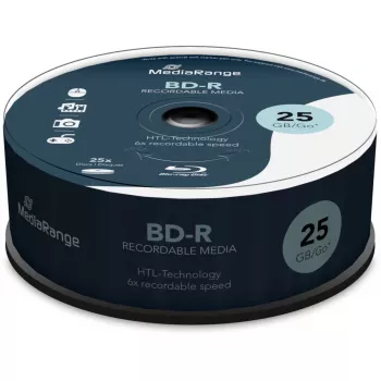 BD-R media MediaRange MR514 25 GB 25 stk.