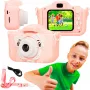 Extralink H28 SINGLE PINK – kinderdigitale camera in roze/wit, voor kinderen vanaf 3 jaar