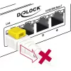 Netwerkkabel DeLOCK 85330 RJ-45 Cat6a 0,5 m wit