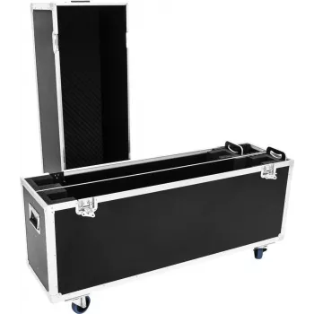 Transportflightcase Roadinger voor 2× LCD ZL55-panelen – robuust ontwerp voor veilig transport