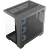 Silentware View A-RGB zwart PC-behuizing VIEWzwart — mid-tower-behuizing met A-RGB-verlichting