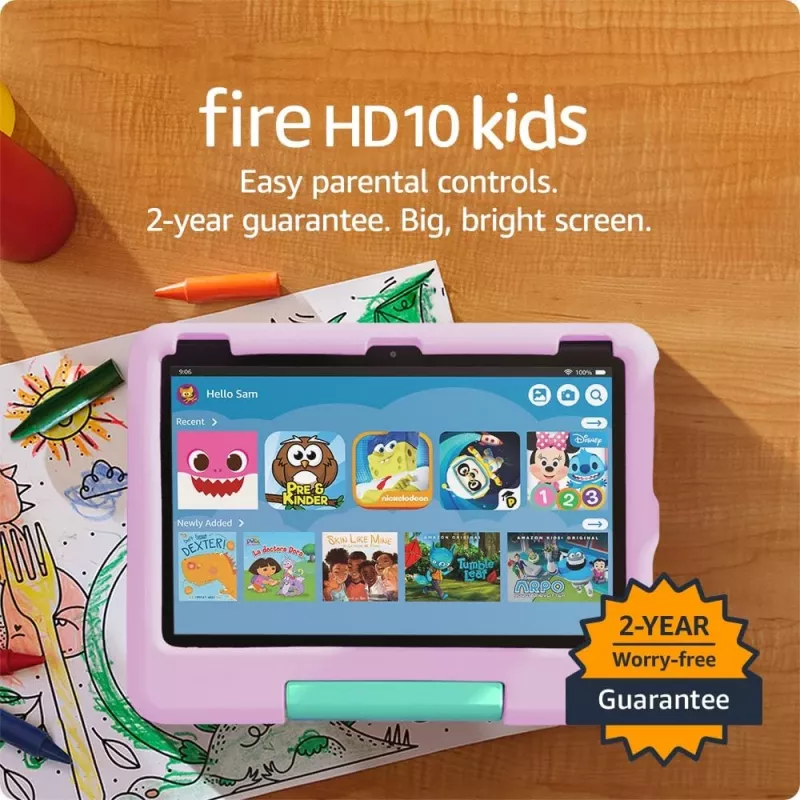 Amazon Fire HD10 Kids 13e generatie 32 GB 10,1 inch roze