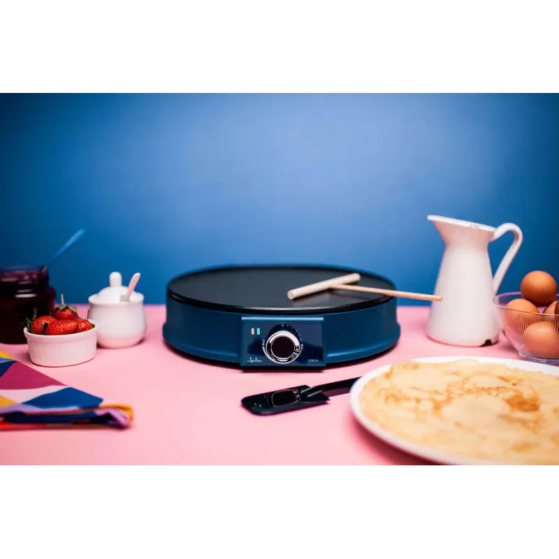 Crêpemaker JATA JECR1000 1200 W zwart blauw 30 cm