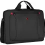 Laptoptas Wenger BQ 16 Slimcase Toploader zwart — geschikt voor 16-inch laptops, toploader-ontwerp, gevoerd vak