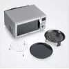 Combimagnetron SEVERIN MW 7918, vrijstaand, 25 L, 900 W, LED-display, zilver