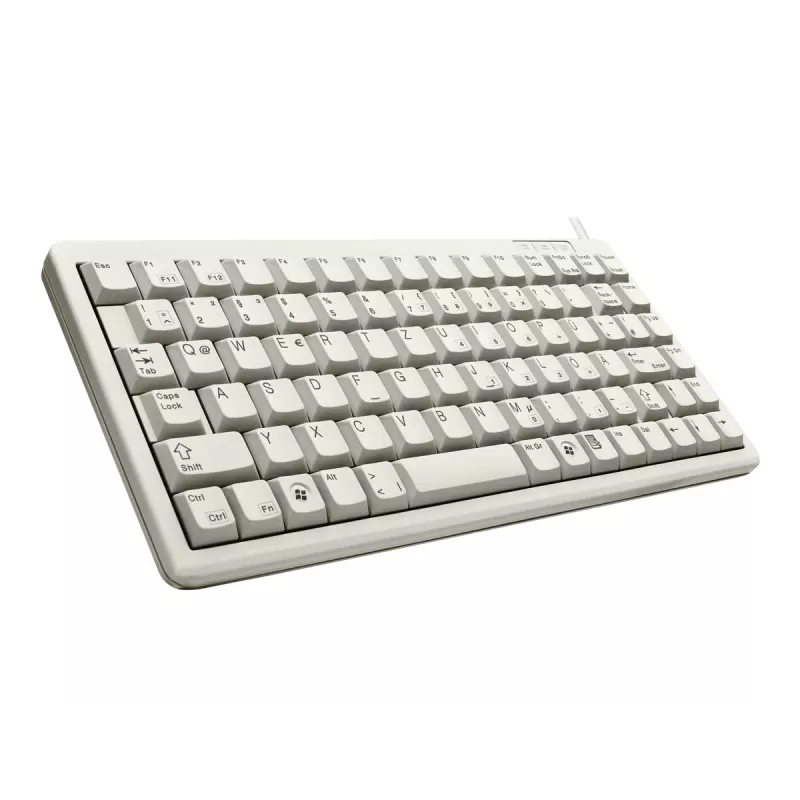 Cherry G84-4100 compact toetsenbord, lichtgrijs, USB/PS/2