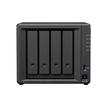 NAS-opslagserver SYNOLOGY DS425+ — 4-bay, Intel Celeron J4125 2,0–2,7 GHz, 2 GB DDR4, 0 TB, 2,5GbE, 2 M.2-sleuven