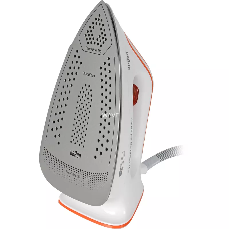 Braun CareStyle Compact Pro IS2561WH 2400 W 1,5 L EloxalPlus-strijkzool oranje, wit