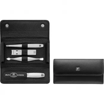 Manicure-pedicure cadeauset ZWILLING 97712-004-0 zwart RVS 4 accessoires