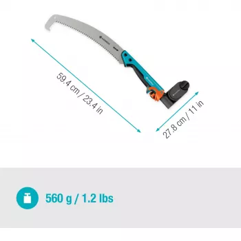 StarCut zaag 12083-20, takkenzaag turquoise/zwart, ook voor combisystem-stelen
