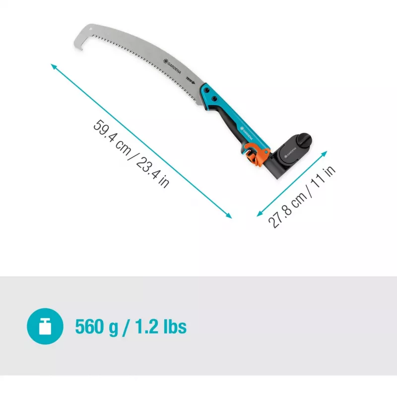 StarCut zaag 12083-20, takkenzaag turquoise/zwart, ook voor combisystem-stelen
