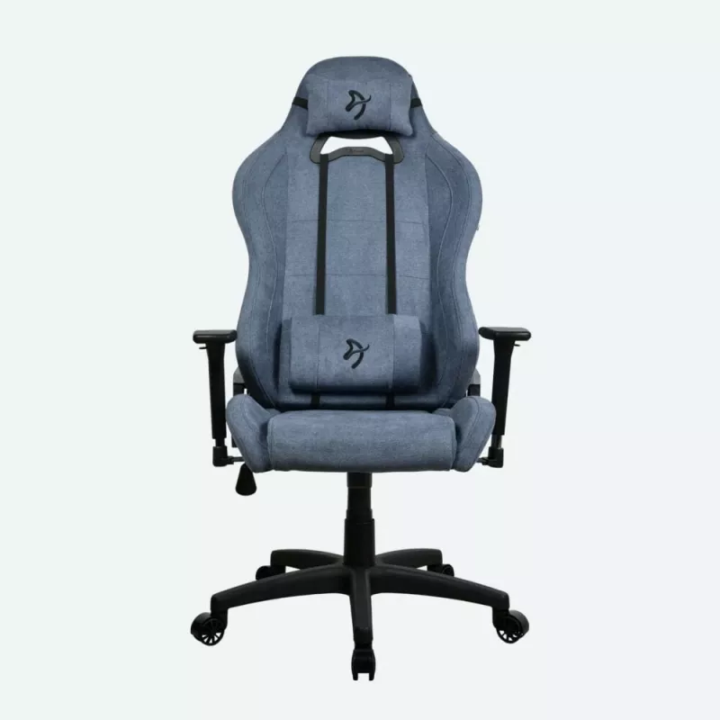 Gaming-stoel Arozzi Torretta SoftFabric Blue — ergonomisch design, in hoogte verstelbaar en armleuningen verstelbaar