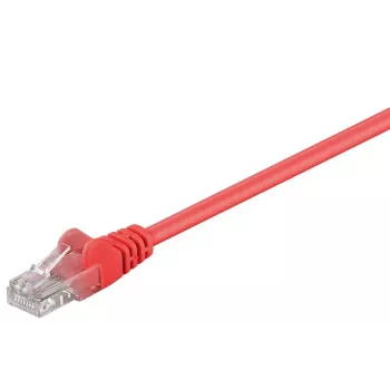 Netwerkkabel Goobay CAT 5-1000 UTP RJ-45 10 m rood