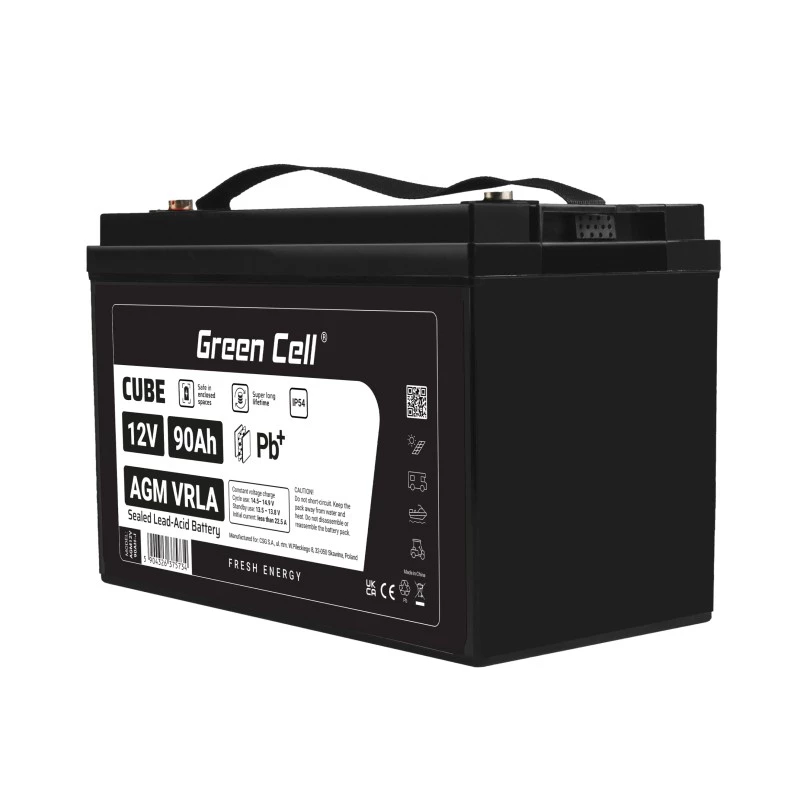 Batterij AGM VRLA 12V 90Ah IP54