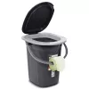 Draagbare toiletemmer GreenBlue GB320AG — lichtgewicht toeristenmodel, compacte draagbare afvalbak