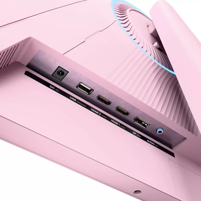 Computermonitor Arozzi Nova 32 inch (80 cm) 2560×1440 Quad HD LED 1 ms 16:9 roze met luidsprekers en VESA