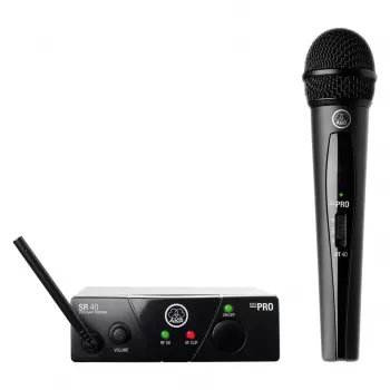 Draadloze microfoonset AKG WMS40 ISM 3 UHF-frequentie, draagbare lavalier-/handheld-opties