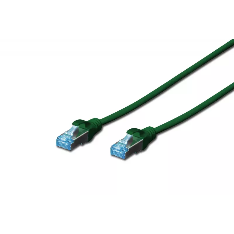 Netwerkkabel Digitus CAT 5e SF/UTP RJ-45 5m groen