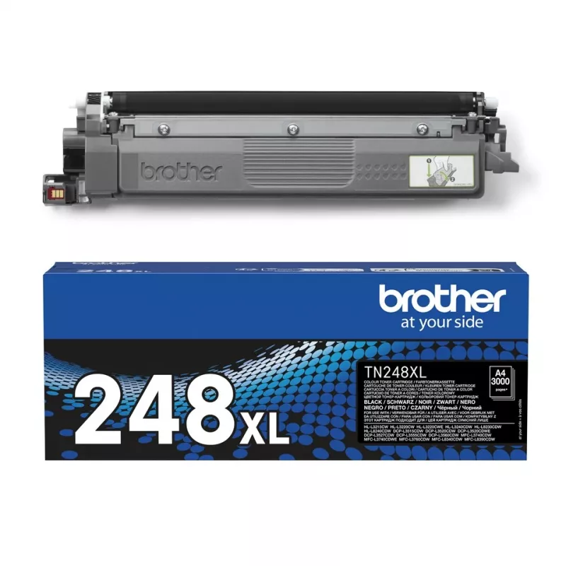 Tonercartridge Brother TN248XLBK 3000 pagina's zwart