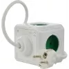 Allocacoc PowerCube Extended type E stekkerdoos 1,5 m 5 AC-stopcontacten binnen groen