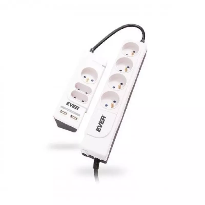 OFFICE PLUS 7 stopcontacten 250 V wit (T/LZ06-OFP018/0000) - Ever