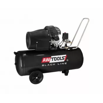 Luchtcompressor AWTools AC100V 100 l 3,0 pk — verticale tank, oliegesmeerd, eenfasig