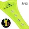 Veiligheids-LED-reflectorvest MACLEAN MCE425 – 360° zichtbaarheid, verstelbare maat